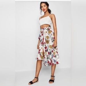 BOOHOO - Floral Print Women's Skirt